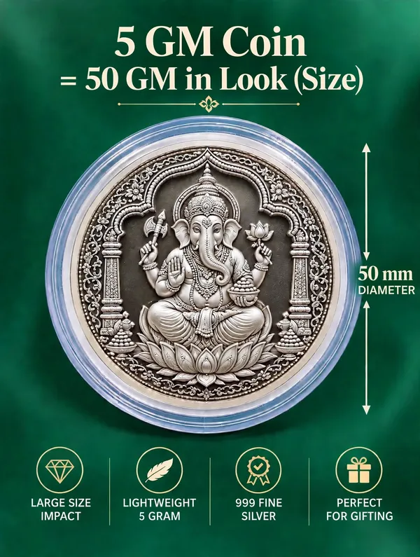 999_Pure_Silver_Coin_5g-_50g_Look_Silver_Shree_Ganesh