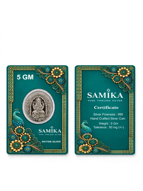 999_Pure_Silver_Coin_5g-_50g_Look_Shree_Lakshmi