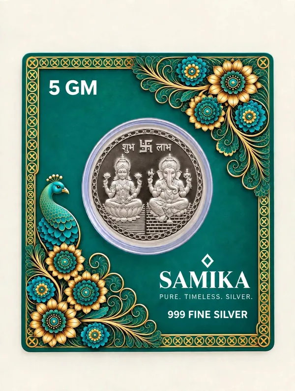 999_Pure_Silver_Coin_5g-_50g_Look_Lakshmi_Ganesha