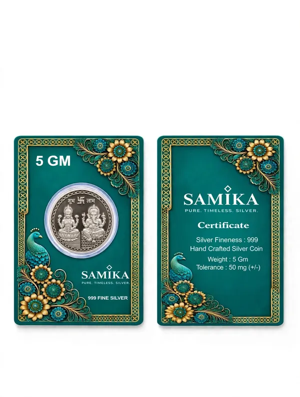 999_Pure_Silver_Coin_5g-_50g_Look_Lakshmi_Ganesha