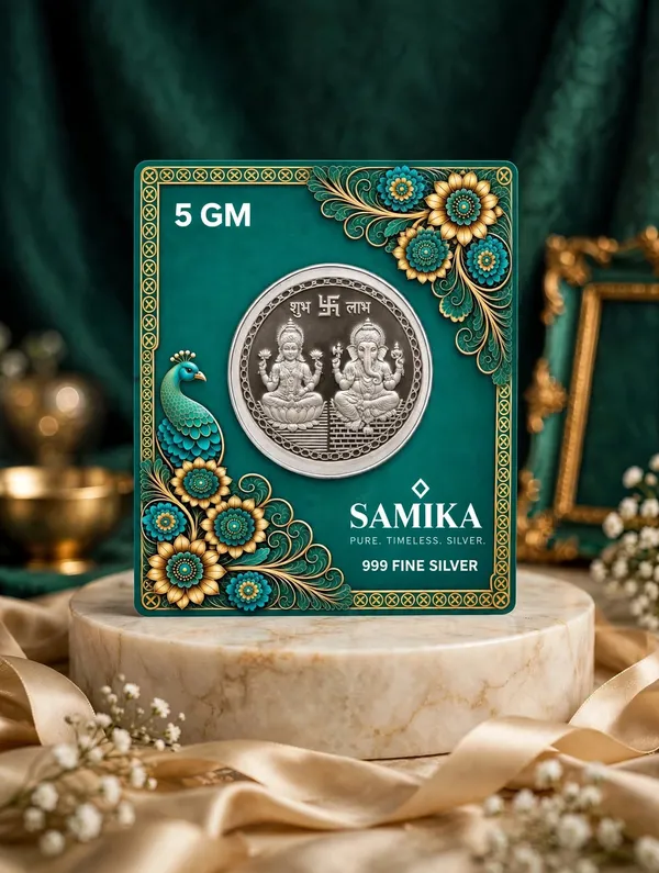 999_Pure_Silver_Coin_5g-_50g_Look_Lakshmi_Ganesha
