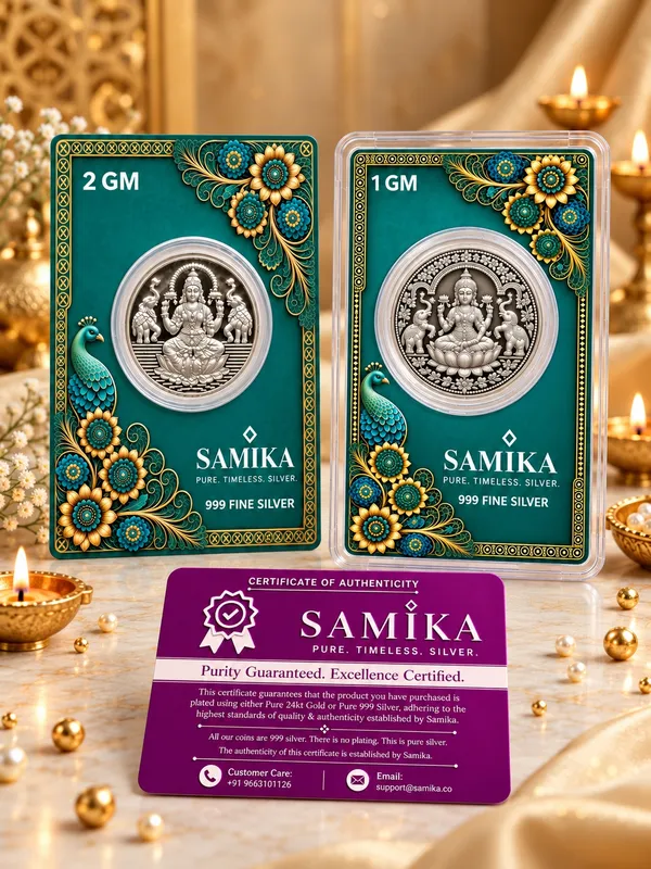 999_Pure_Silver_2+1_GM_Combo_Lakshmi_Coin
