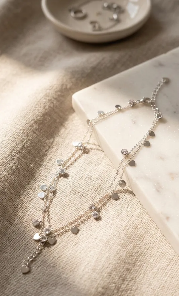 925_Sterling_Silver_Leaf_Charm_Jewellery_Anklet