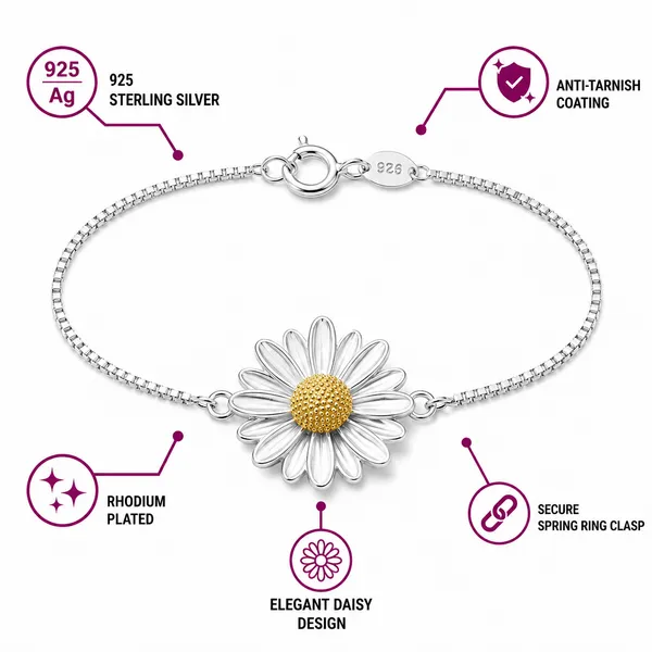 925_Sterling_Silver_Solaria_Sunflower_Silver_Bracelet