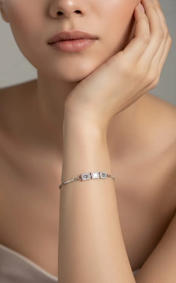 925_Sterling_Silver_Princess_Halo_Bracelet