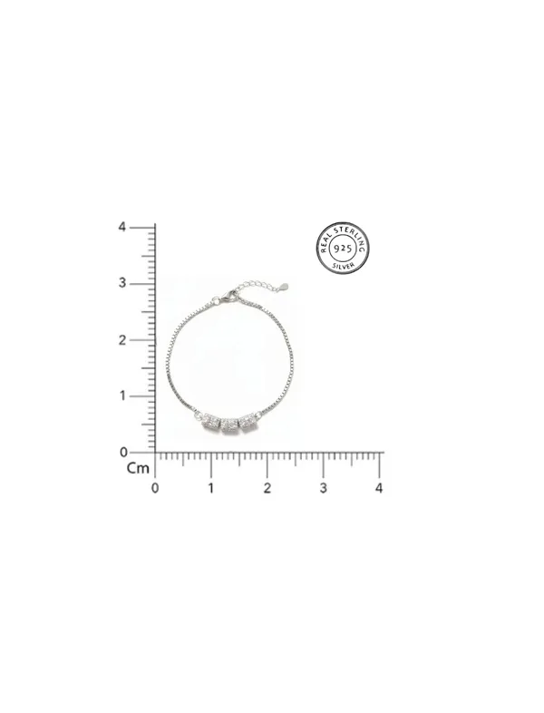 925_Sterling_Silver_Princess_Halo_Bracelet