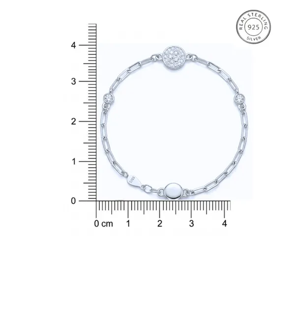 925_Sterling_Silver_Minimal_Zircon_Disc_Chain_Bracelet