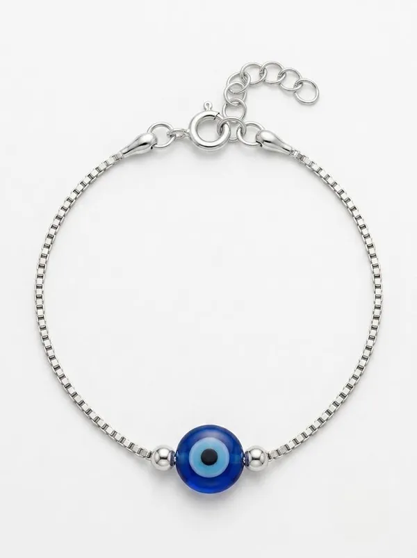 925_Sterling_Silver_Evil_Eye_Chain_Bracelet
