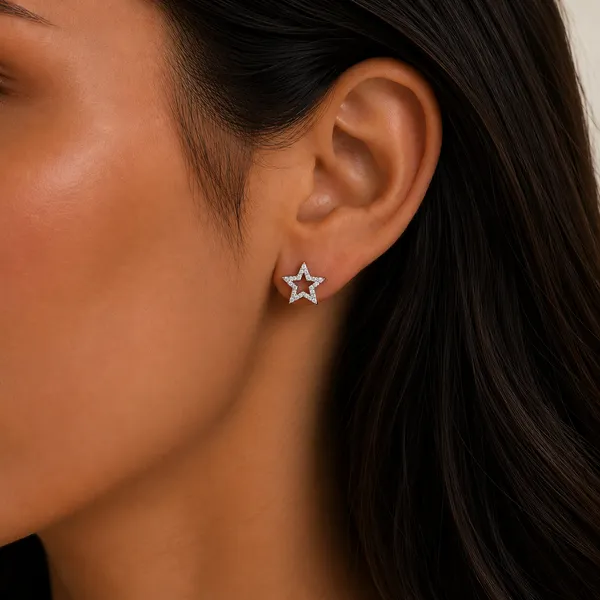 925_Sterling_Silver_Finish_Crystal_Star_earrings