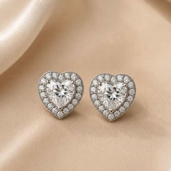 925_Sterling_Silver_Heart-Shaped_Halo_JewelleryStud_Earrings