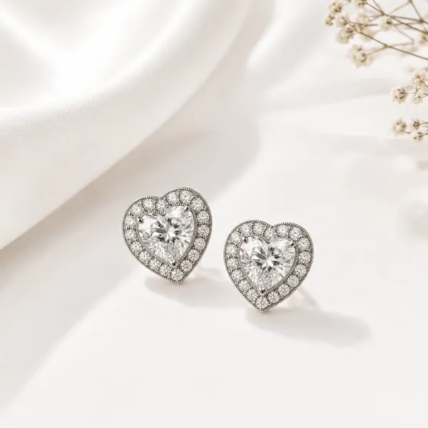 925_Sterling_Silver_Heart-Shaped_Halo_JewelleryStud_Earrings