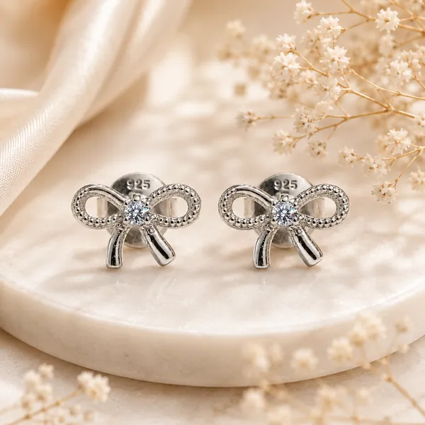 925_Sterling_Silver_Finish_Luxe_Bow_earrings