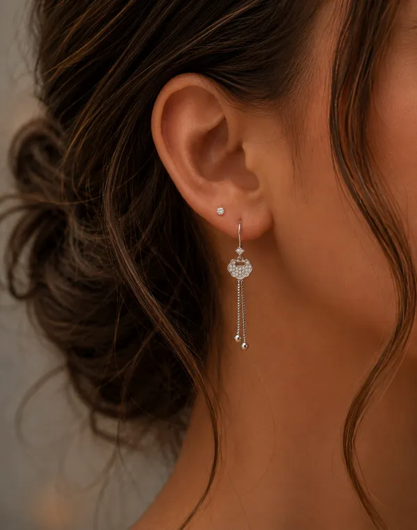 925_Sterling_Silver_Cloud_Charm_Long_Drop_Earrings