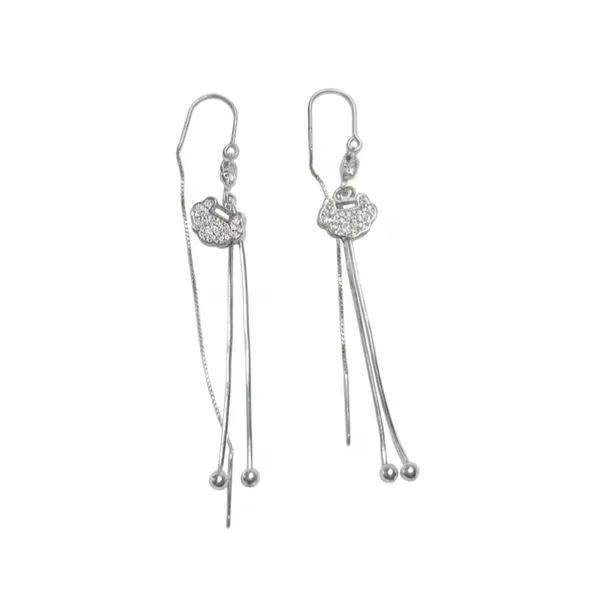 925_Sterling_Silver_Cloud_Charm_Long_Drop_Earrings