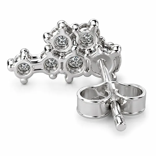 925_Sterling_Silver_Cluster_CZ_Stud_Earrings