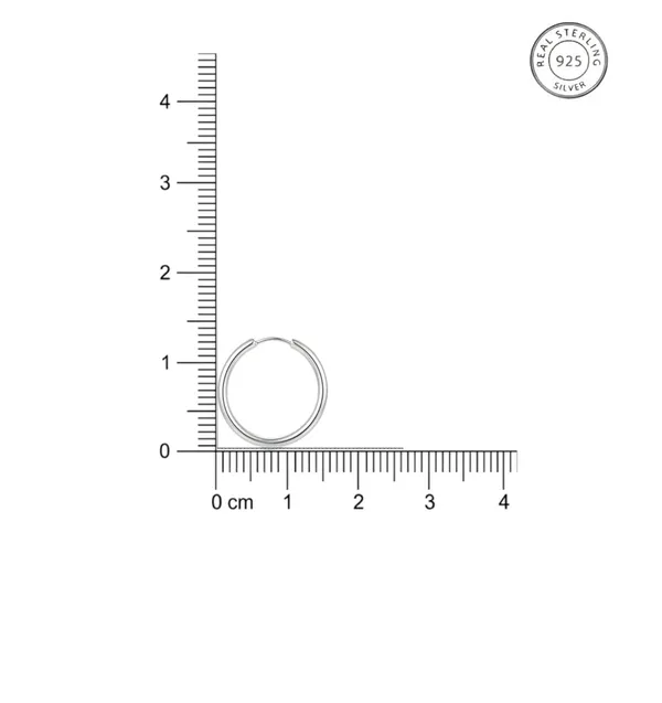 925_Sterling_Silver_Plain_Circle_Earrings