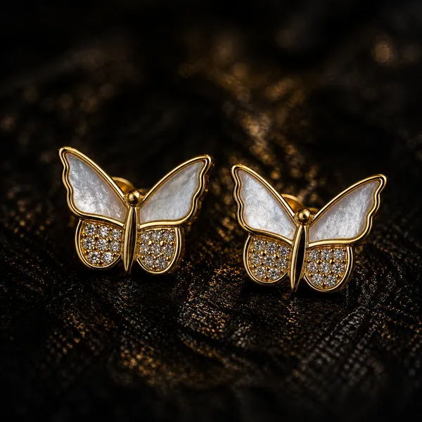 925_Sterling_Silver_With_22K_Gold_Plated_Butterfly_Mother_of_Pearl_nosepinss