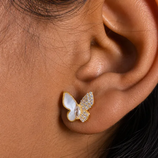 925_Sterling_Silver_With_22K_Gold_Plated_Dual_Wing_Butterfly_Mother_of_Pearl_earrings