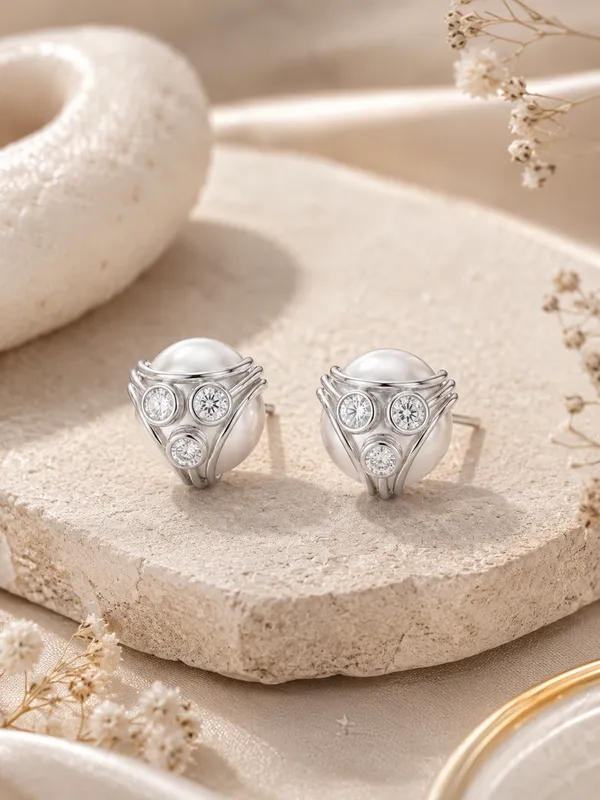 926_Sterling_Silver_White_Pearl_Stud_Earrings