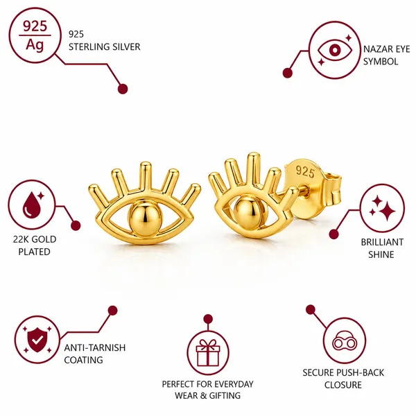 925_Sterling_Silver_22K_Gold_Plated_Nazar_Evil_Eye_Stud_Earrings
