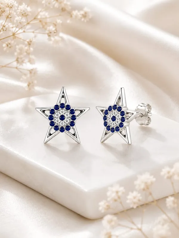 925_Sterling_Silver_Sparkling_Blue_CZ_Evil_Eye_Star_Stud_Earrings