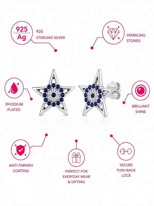 925_Sterling_Silver_Sparkling_Blue_CZ_Evil_Eye_Star_Stud_Earrings