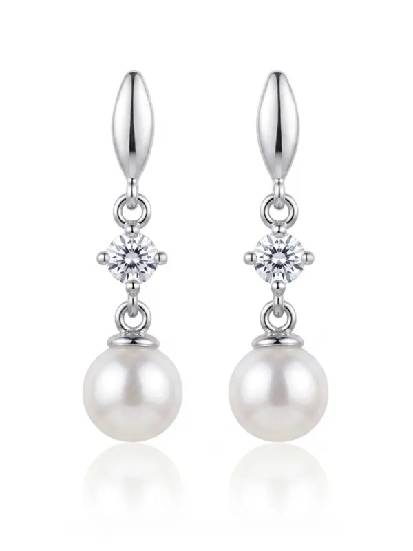 925_Sterling_Silver_Sparkling_CZ_Pearl_Drop_Earrings