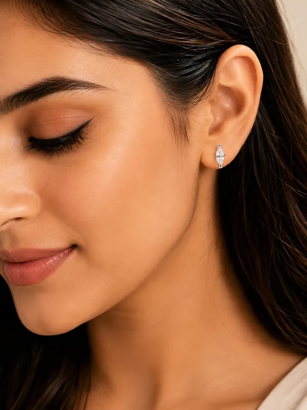 925_Sterling_Silver_Sparkling_CZ_Marquise_Stud_Earrings