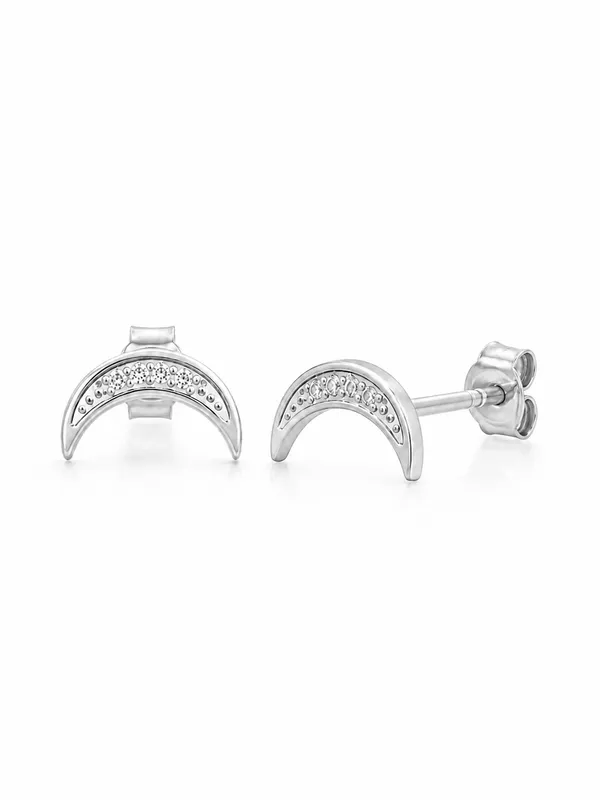 925_Sterling_Silver_Sparkling_CZ_Crescent_Moon_Stud_Earrings