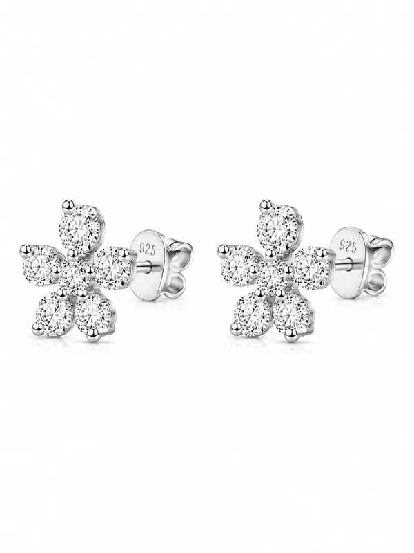 925_Sterling_Silver_Brilliant_CZ_Blossom_Cluster_Stud_Earrings