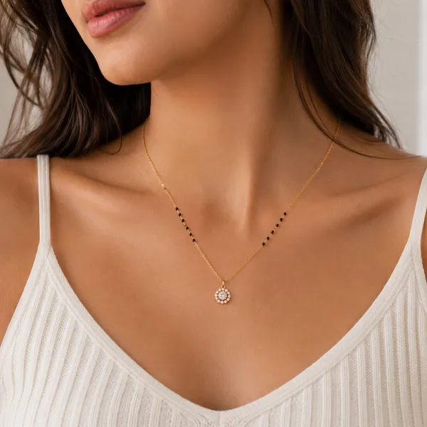 925_Sterling_Silver_Gold_Plated_Halo_Crystal_Mangalsutra