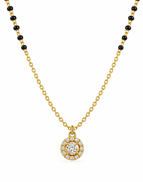 925_Sterling_Silver_Gold_Plated_Halo_Crystal_Mangalsutra
