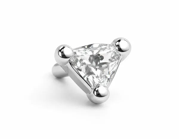 925_Sterling_Silver_Trillion_Cut_CZ_Nose_Stud