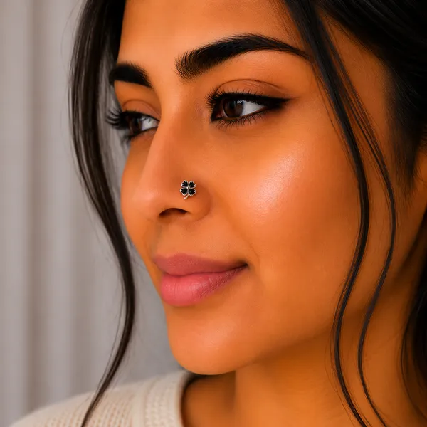 925_Sterling_Silver_Four_Leaf_Clover_Nose_Pin