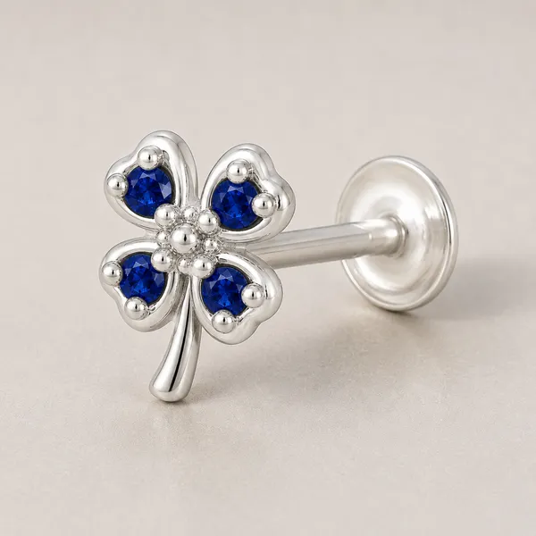 925_Sterling_Silver_Four_Leaf_Clover_Nose_Pin