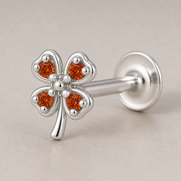 925_Sterling_Silver_Four_Leaf_Clover_Nose_Pin