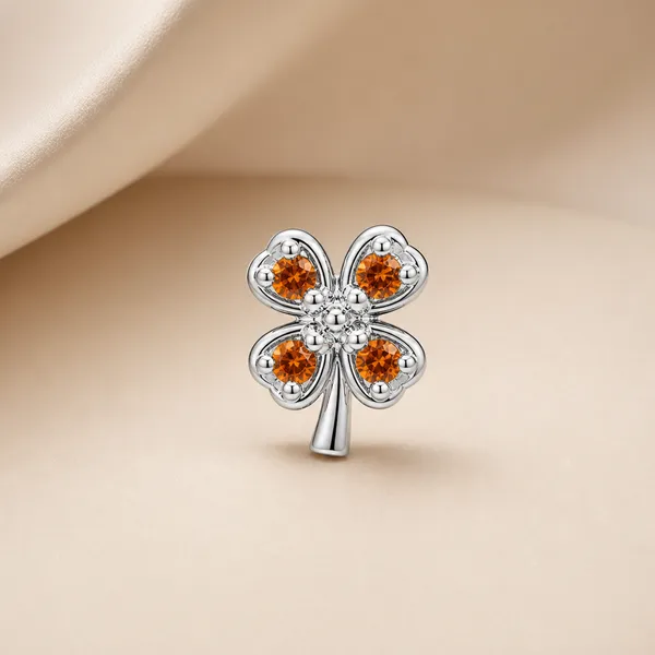 925_Sterling_Silver_Four_Leaf_Clover_Nose_Pin