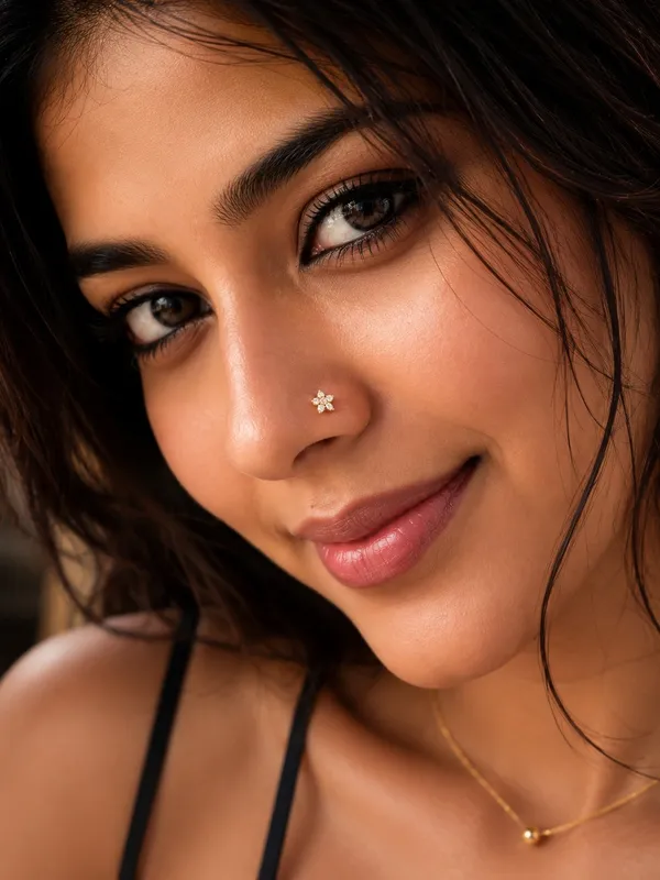 Sridevi_Nose_Pin_�_925_Sterling_Silver_With_22K_Gold_Plated_Five_Petal_Floral_Nose_Pin