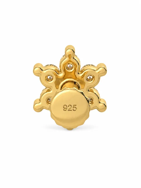 Sridevi_Nose_Pin_�_925_Sterling_Silver_With_22K_Gold_Plated_Five_Petal_Floral_Nose_Pin