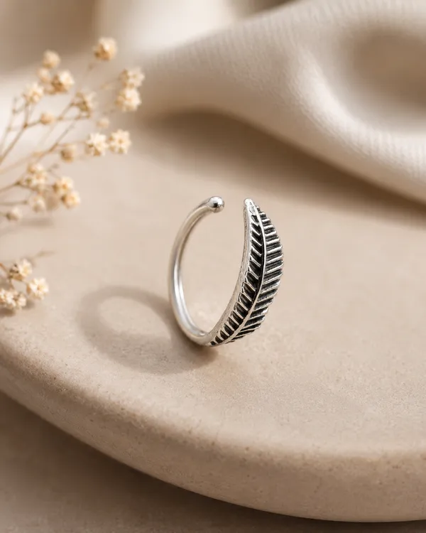 925_Sterling_Silver_Feather_Open_Hoop_Nose_Ring