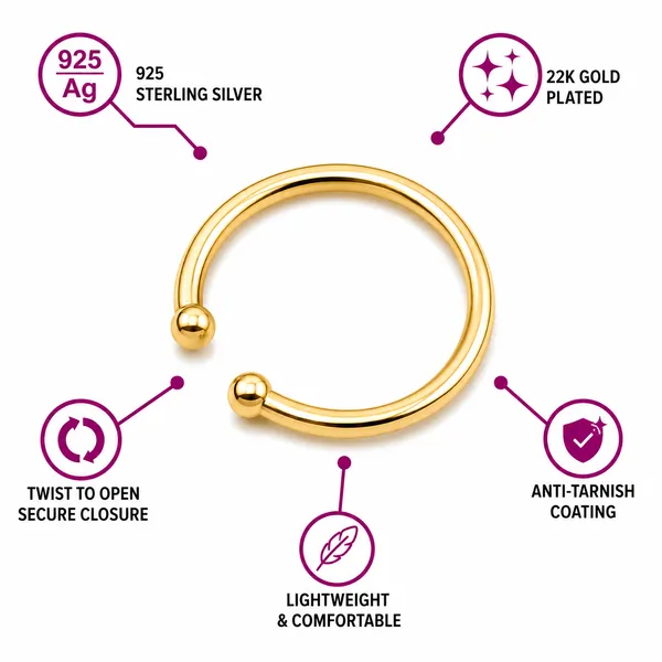 925_Sterling_Silver_Gold_Plated_Open_Nose_Ring
