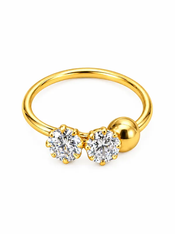 925_Sterling_Silver_22K_Gold_Plated_Double_Stone_CZ_Nose_Ring