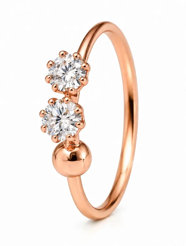 925_Sterling_Silver_22K_Rose_Gold_Plated_Double_Stone_CZ_Nose_Ring