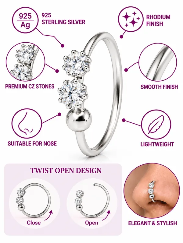 925_Sterling_Silver_Double_Stone_CZ_Nose_Ring