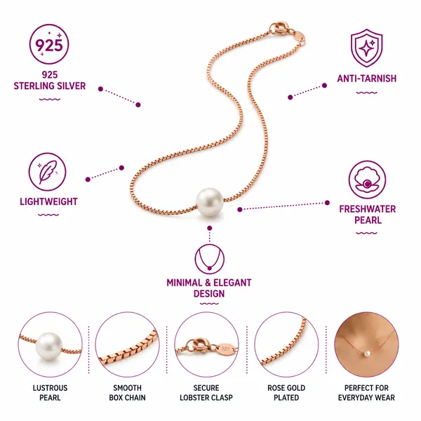 925_Sterling_Silver_Rose_Gold_Plated_Pearl_Solitaire_Necklace