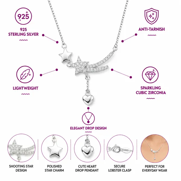 925_Sterling_Silver_Finish_Crystal_Star_Drop_Necklace