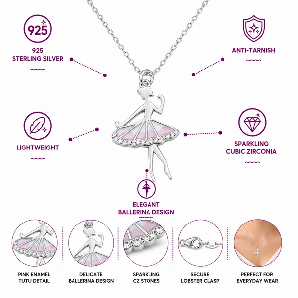 925_Sterling_Silver_Dancing_Doll_Charm_Necklace