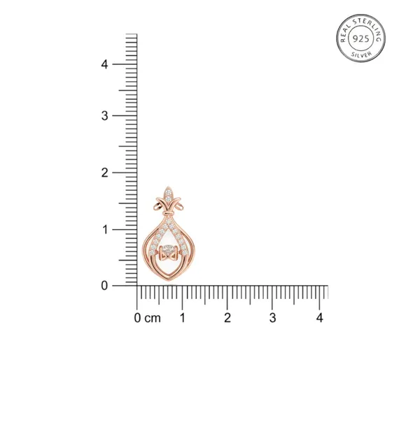 925_Sterling_Silver_Rose_Gold_Plated_Finish_Flower_Pot_Necklace