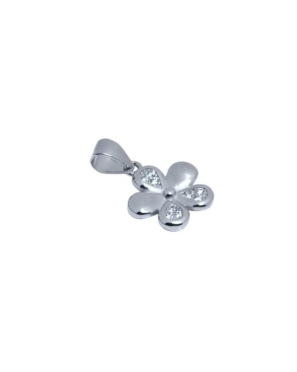 925_Sterling_Silver_Petal_Bloom_Pendant_(Without_Chain)