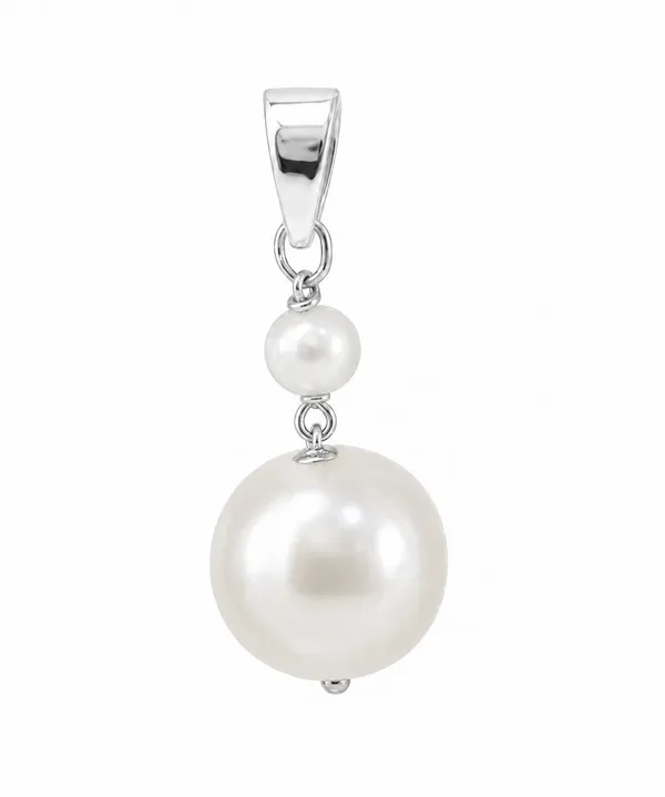 925_Sterling_Silver_Pearl_Drop_Pendant_(Without_Chain)